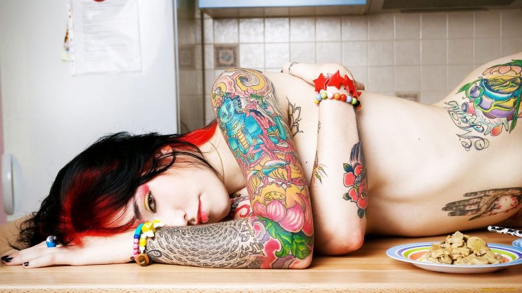 Девушки с красивыми татуировками - новая подборка 17 татуировки