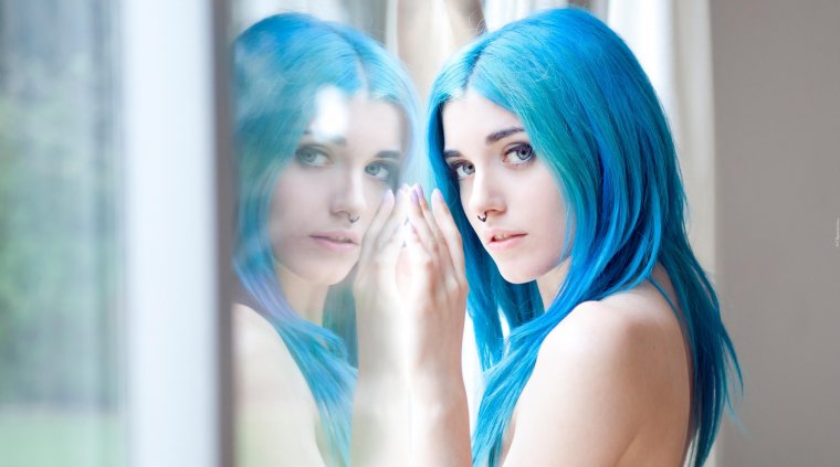 Волшебные девушки с синими волосами: у них свой стиль 8 девушки с синими волосами