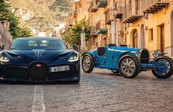 Bugatti Divo и старший брат Type