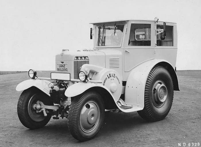 Lanz Bulldog – трактор-тягач для буксирования грузов с нефтяным моторо14