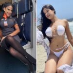 Сексуальные стюардессы: подборка красавиц в униформе и без неё 60