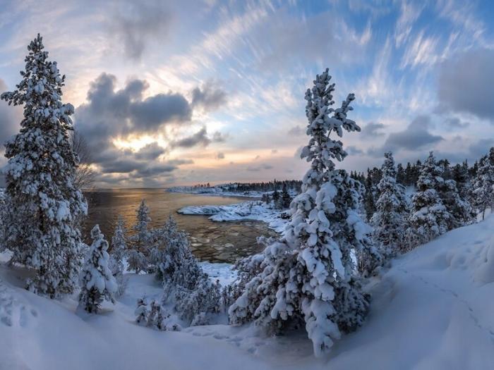Зима в Карелии - удивительный мир! 22 Карелия