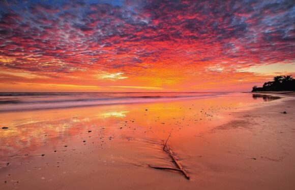 Закат над морем: очень красиво (18 Фото)