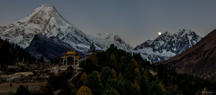 Горная вершина Манаслу в Непале (Гималаи) 2