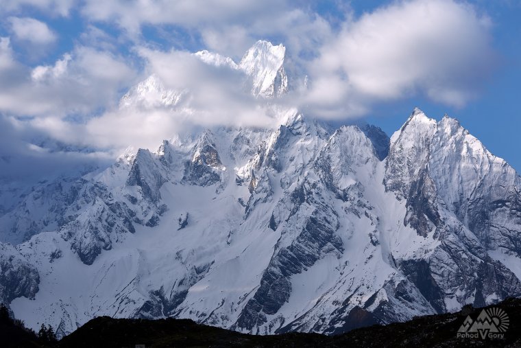 Горная вершина Манаслу в Непале (Гималаи) 3 Манаслу