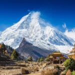 Горная вершина Манаслу в Непале (Гималаи) 16