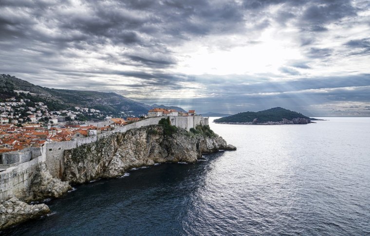 Адриатическое море в Дубровнике (Хорватия) 12 море