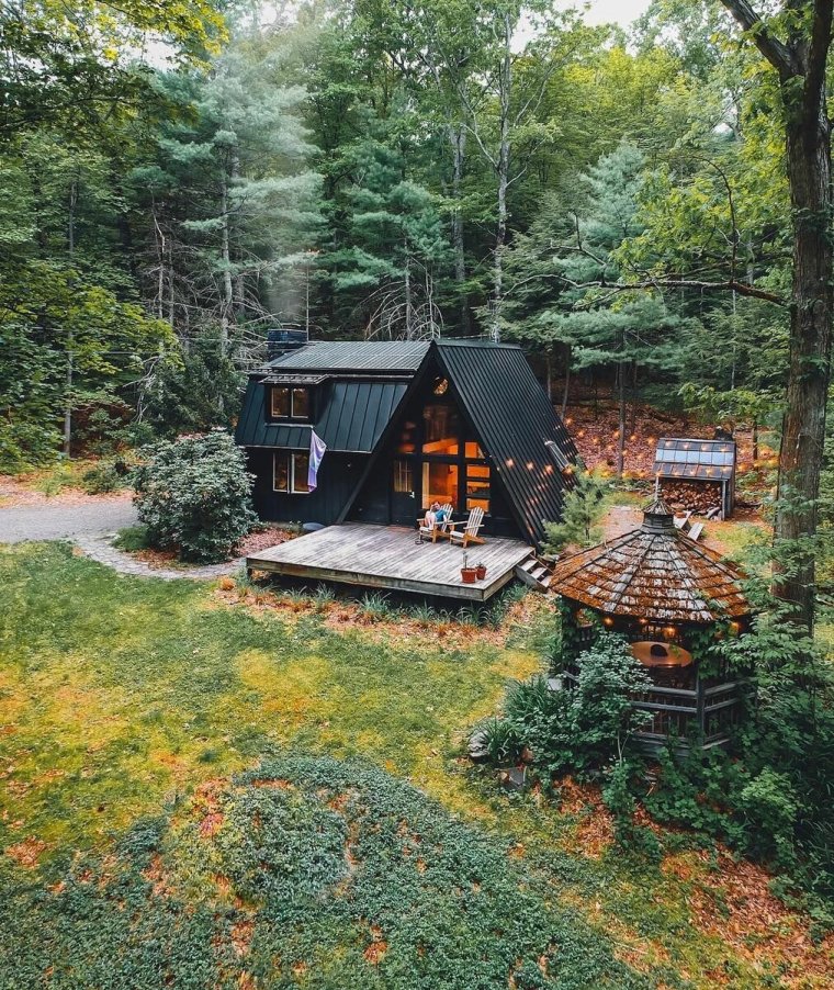 Красивые домики в лесу (14 Фото) 10