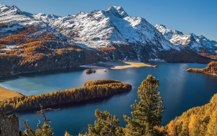 Озера в Швейцарских Альпах: красота (15 Фото) 5 озера