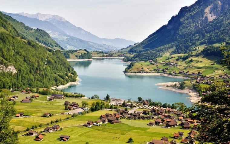 Озера в Швейцарских Альпах: красота (15 Фото) 15 озера