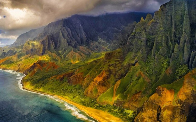 Гавайи с высоты птичьего полета: лучшие фото 11 Гавайи