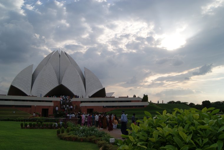 Храм лотоса в Нью-Дели (Индия) - 11 фото здания 5
