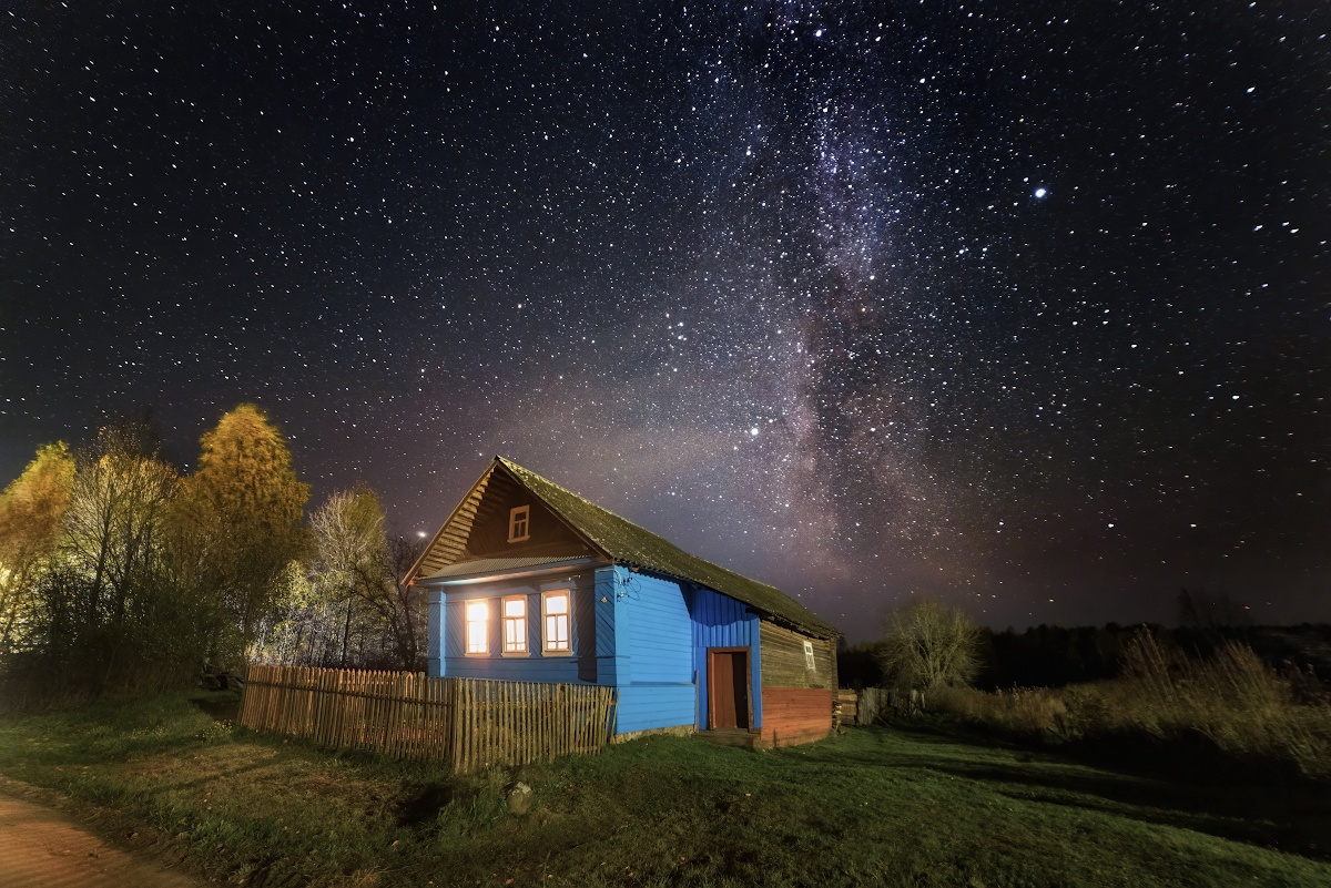 Звездная ночь в глубинке: завораживающие фото 1 звездная ночь