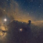 Фото туманности Конская голова и Пламя в Орионе 3 туманность