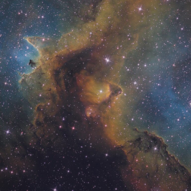 Туманность «Душа», S2-199, LBN 667 и IC1871 туманность "Танцующий дервиш" 5 туманность