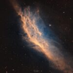 Туманность Калифорния (NGC1499): версии SHO и HOO (Фото) 8 лоток