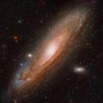 Group of galaxies M31, M32 and M110 (Andromeda Nebula) 44 films