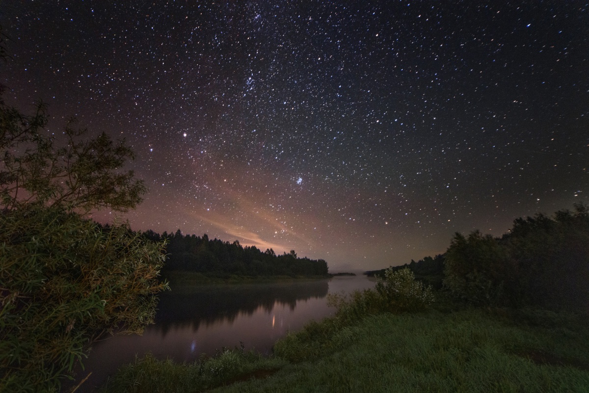 Звездная ночь в глубинке: завораживающие фото 3 звездная ночь