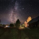 Звездная ночь в глубинке: завораживающие фото 6 сияние