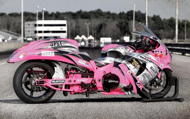 Розовые мотоциклы: гламурней некуда (38 ФОТО) 20 Розовые мотоциклы