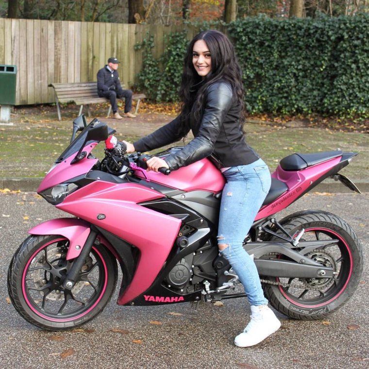 Розовые мотоциклы: гламурней некуда (38 ФОТО) 28 Розовые мотоциклы