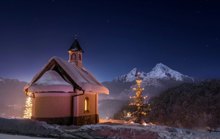 Зима, горы, Новый год (74 фото): сказочный Мир! 1