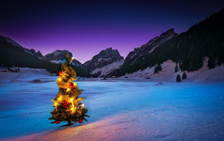 Зима, горы, Новый год (74 фото): сказочный Мир! 5 зима