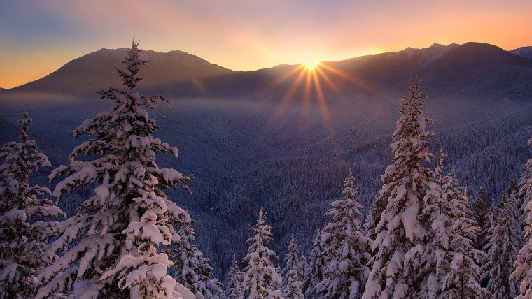 Зима, горы, Новый год (74 фото): сказочный Мир! 9