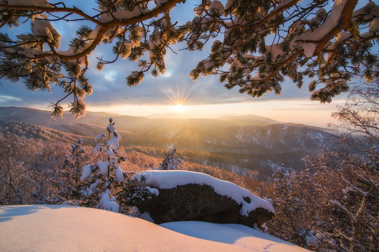 Зима, горы, Новый год (74 фото): сказочный Мир! 21
