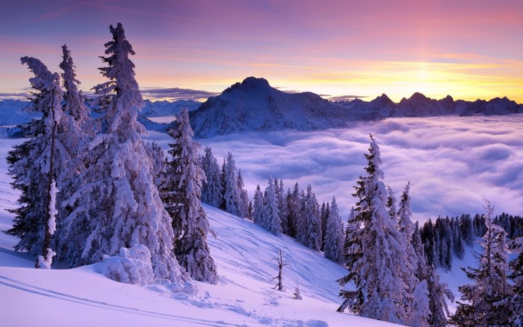 Зима, горы, Новый год (74 фото): сказочный Мир! 22 зима