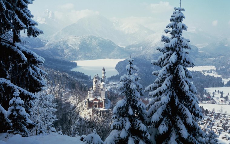 Зима, горы, Новый год (74 фото): сказочный Мир! 50