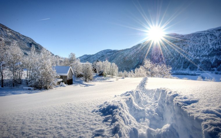 Зима, горы, Новый год (74 фото): сказочный Мир! 52