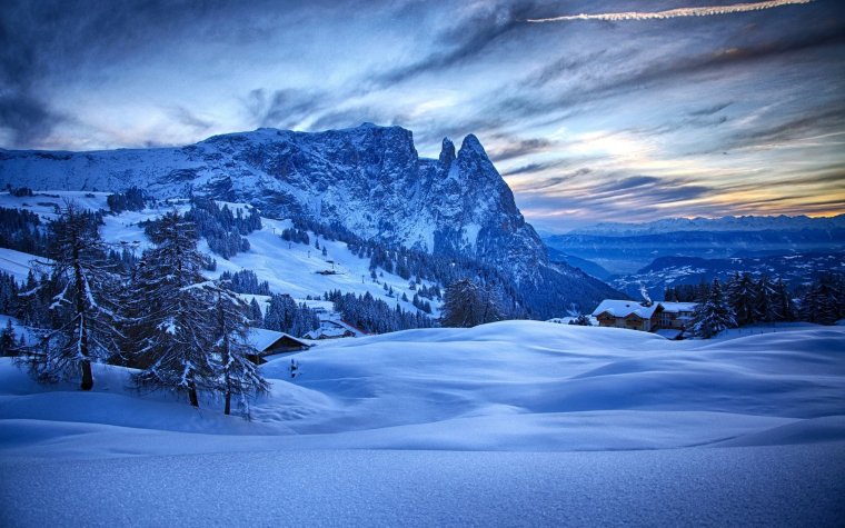 Зима, горы, Новый год (74 фото): сказочный Мир! 66 зима