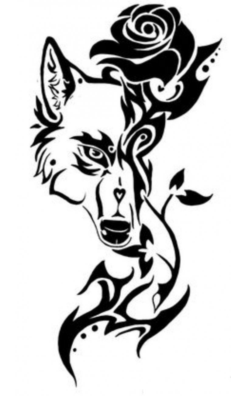 Черно-белые эскизы тату (39 фото)24