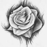 🖤 Эскизы татуировок - "Черная роза" (44 фото) 3