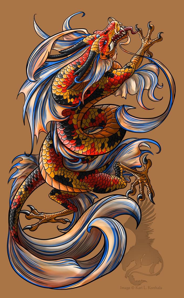 Эскизы тату китайский дракон (37 фото)25
