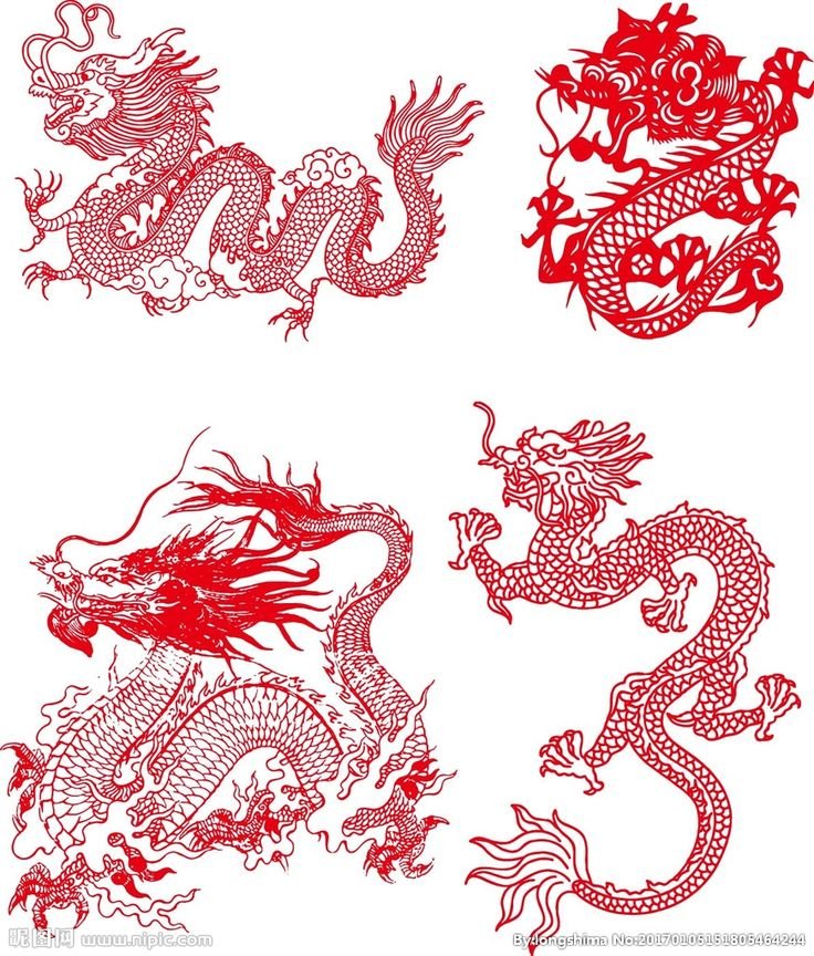 Эскизы тату китайский дракон (37 фото)27