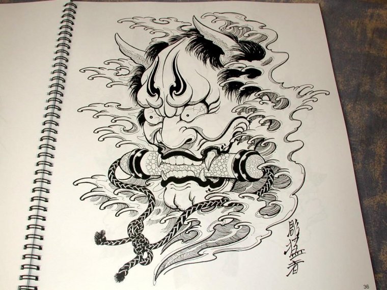 Эскизы тату в японском стиле (49 фото)29