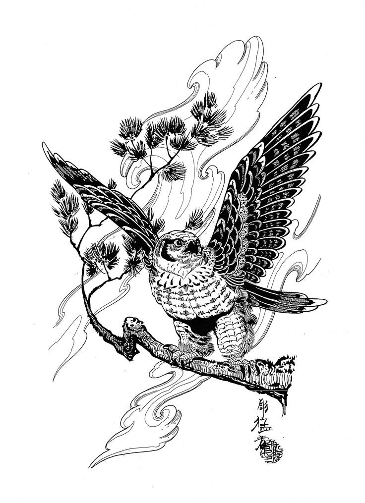 Эскизы тату в японском стиле (49 фото)11