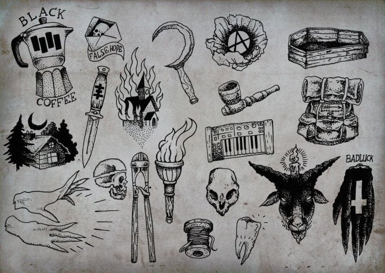 Маленькие эскизы тату для мужчин на руке (49 фото)42