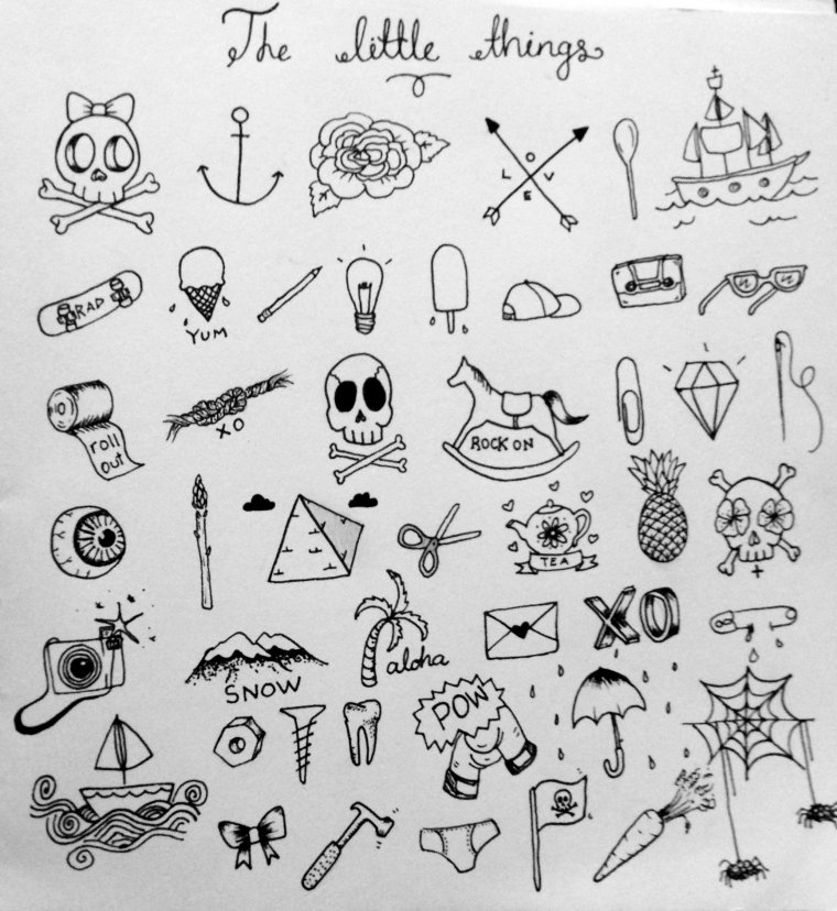 Маленькие эскизы тату для мужчин на руке (49 фото)8