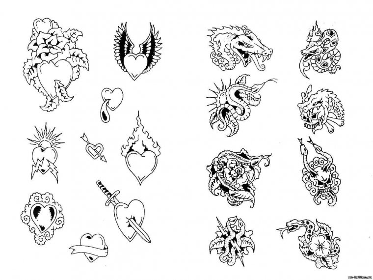 Маленькие эскизы тату для мужчин на руке (49 фото)28