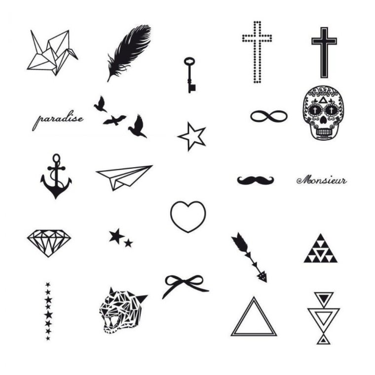 Маленькие эскизы тату для мужчин на руке (49 фото)36