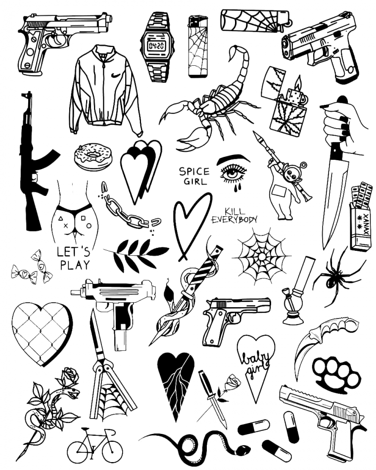 Маленькие эскизы тату для мужчин на руке (49 фото)2