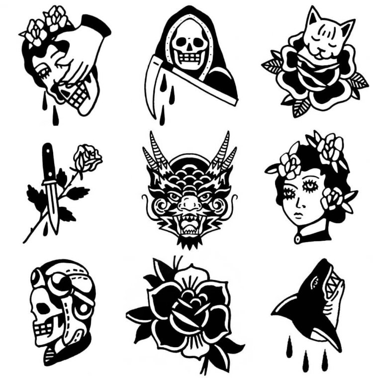 Маленькие эскизы тату для мужчин на руке (49 фото)31