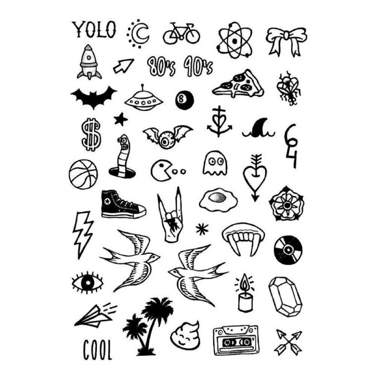 Маленькие эскизы тату для мужчин на руке (49 фото)29