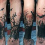 🖤 Мужские татуировки на ногу: 44 варианта 8 тату