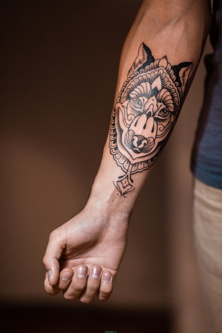 Простые мужские татуировки на руке (65 фото)23