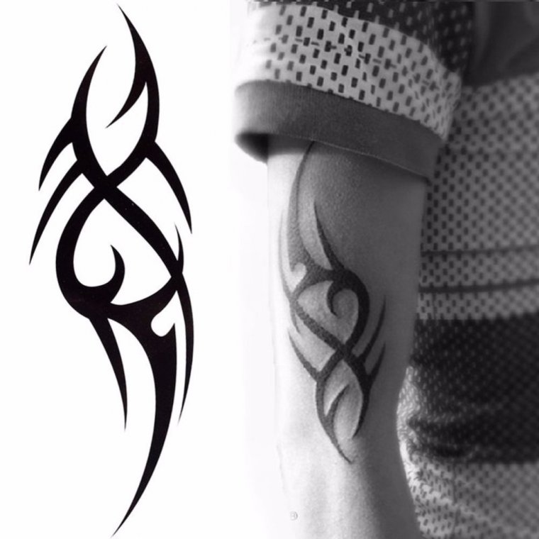 Простые мужские татуировки на руке (65 фото)52