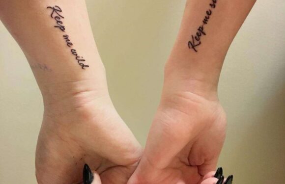 🖤 Татуировки — «Надписи для двоих» (46 фото)